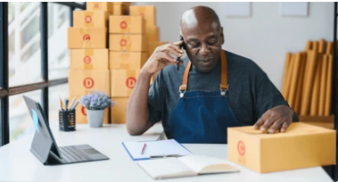 Kenyan business owner with a professional website